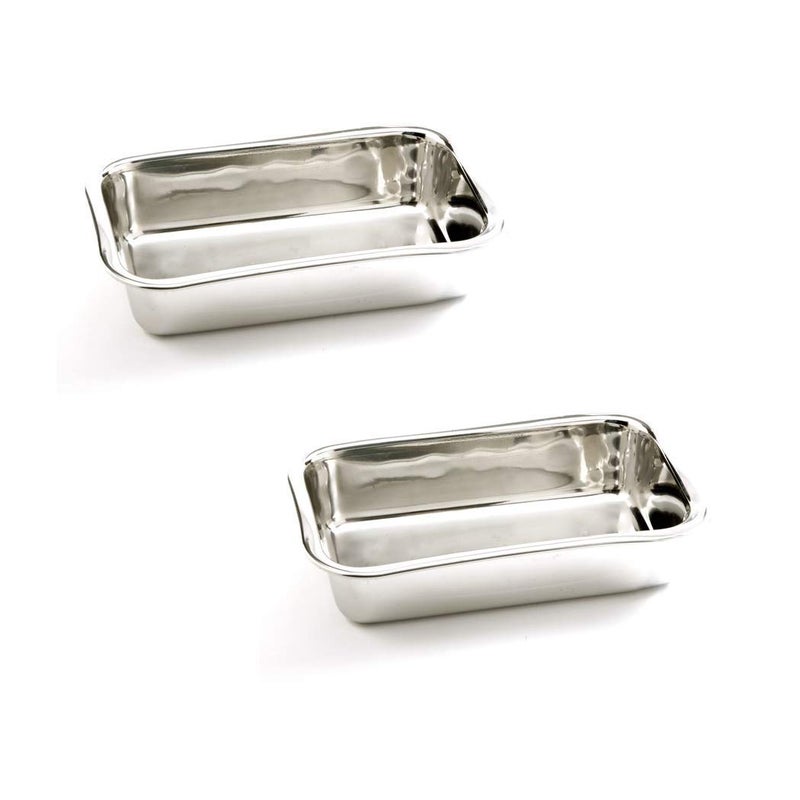 Norpro Stainless Steel Bread Loaf Meatloaf Dessert Pan With A Mirror Finish | Model 3849 (2-Pack) - Image 1